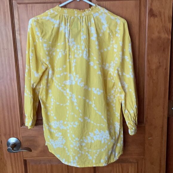 St John’s Bay Yellow Summer Shirt Small - Picture 5 of 5